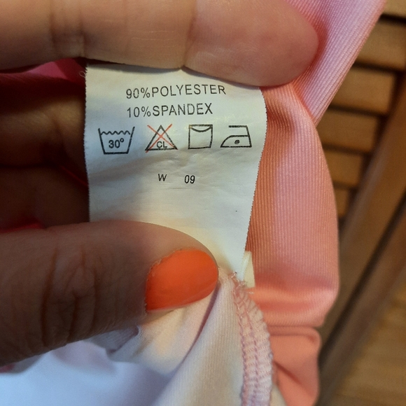 AUR Pink Abstract Print Golf Polo - Picture 5 of 6